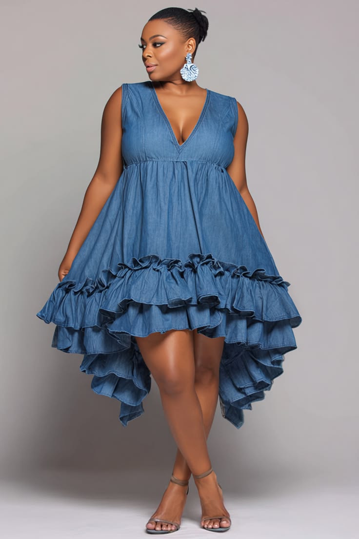 Valeria Ruffle Midi Dress