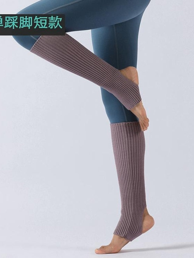 Kid's Leg Warmers Boot Cuffs Home Daily Solid Color Acrylic Fibers Basic Classic Warm 1 Pair for Women