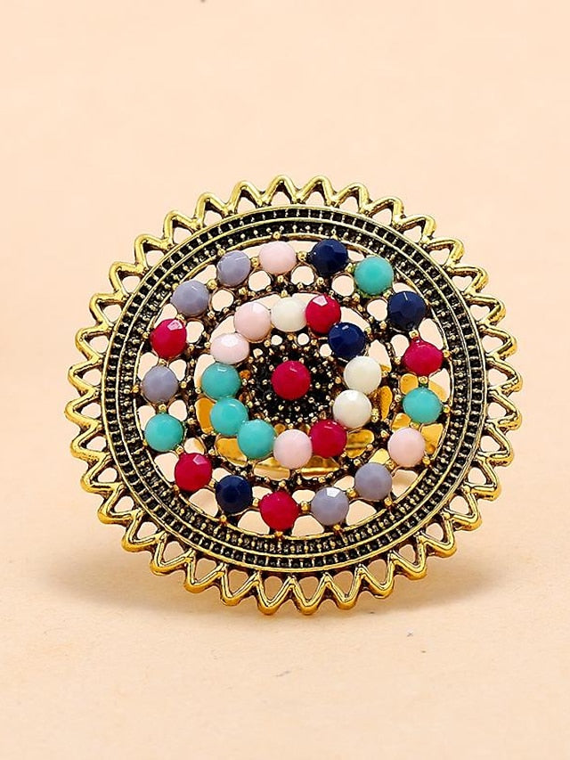 Ring Party Evening Holiday Alloy Beaded for Women