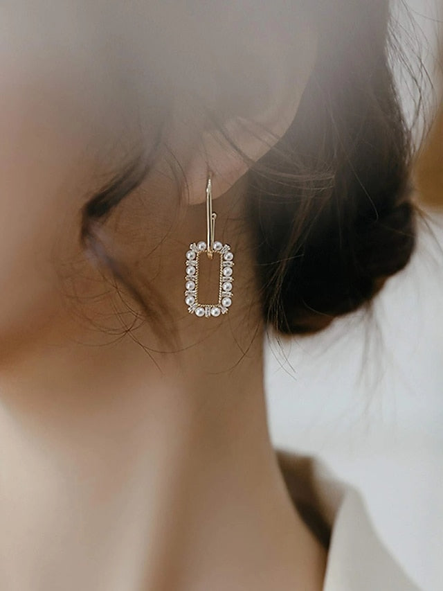 1 Pair Drop Earrings For Party Evening Street Gift Alloy Classic Fashion for Women