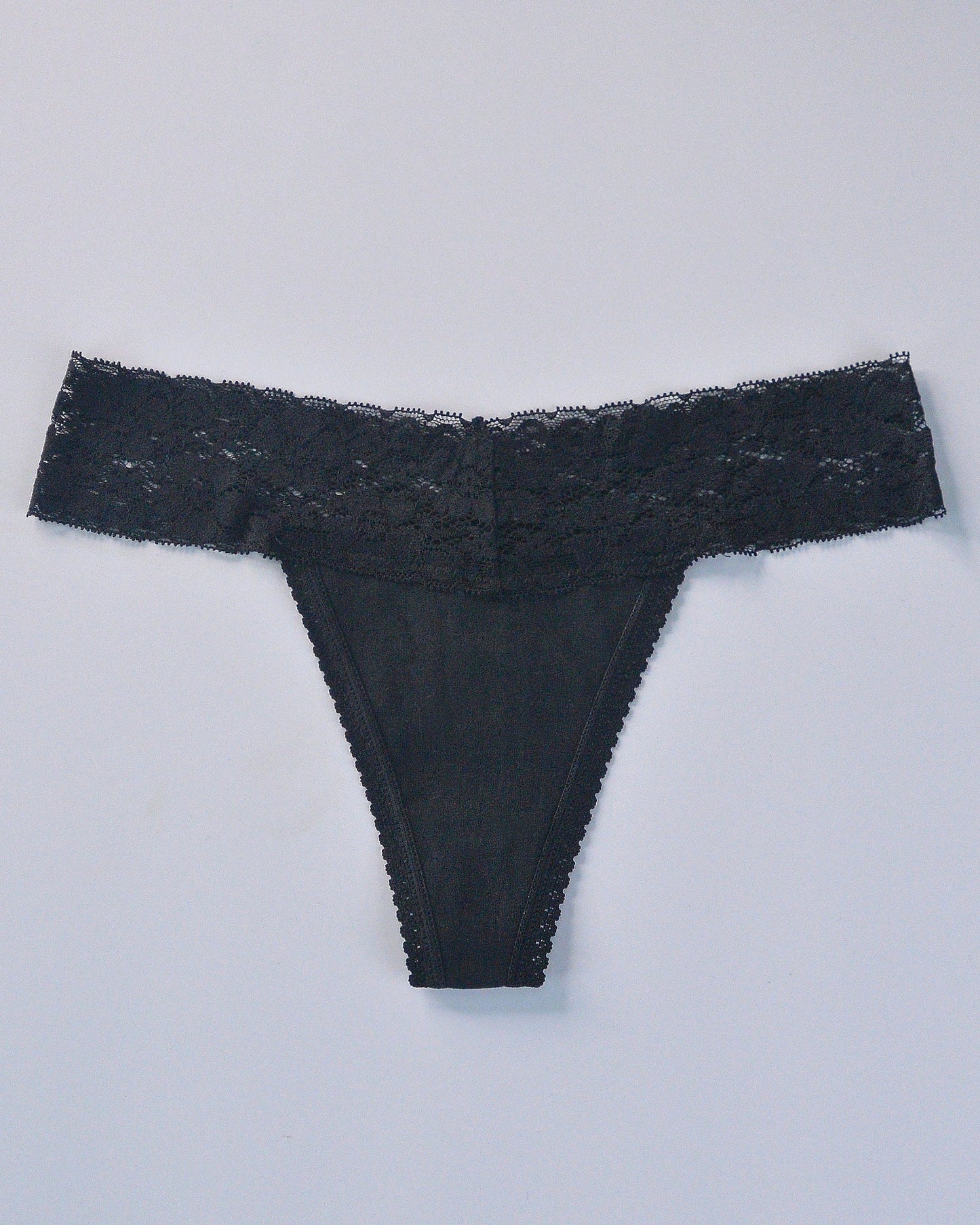 Low-Rise Thong Lace Briefs