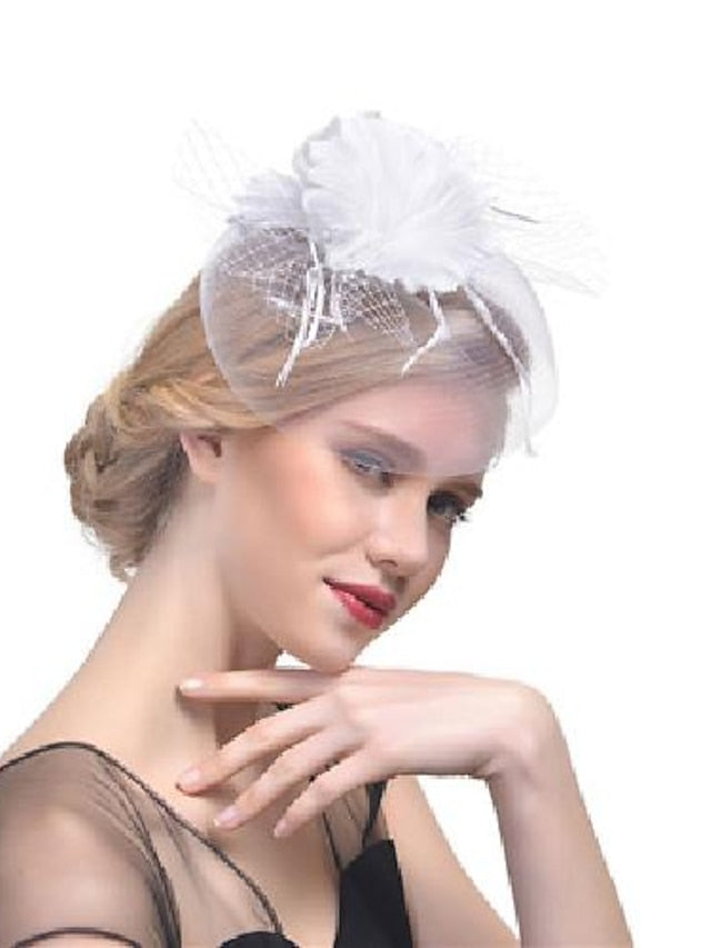 Hair Clip Party Party Solid Color Headwear / Beige / Black / Gray / Fall / Winter for Women