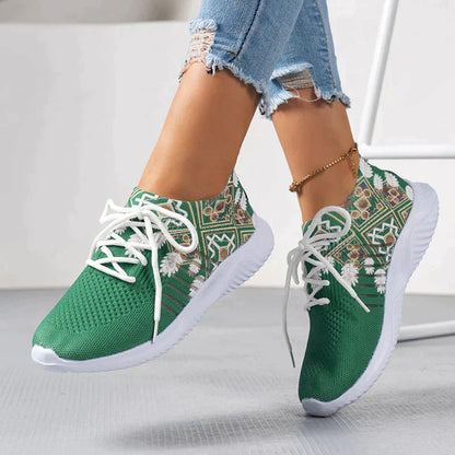 Women’s Stylish Floral Print Mesh Sneakers | Ideal for All Seasons