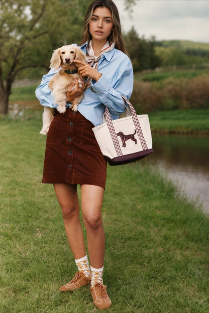 Corduroy Button Front Bodycon Mini Skirt