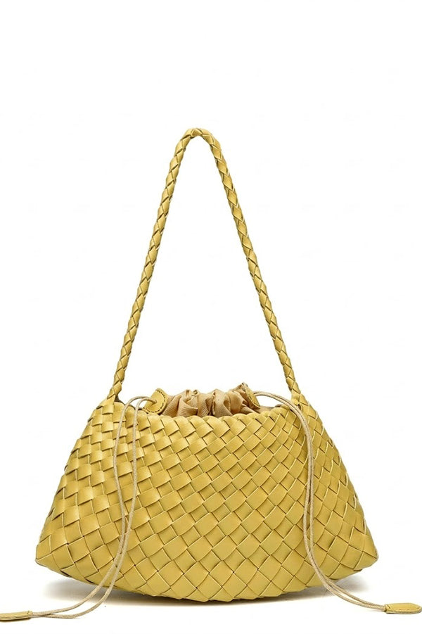 Hand-woven Vintage-style Underarm Shoulder Bag