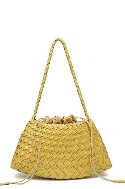 Hand-woven Vintage-style Underarm Shoulder Bag