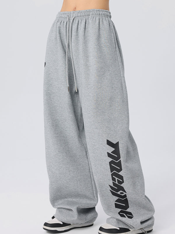 Lettering Loose Sweatpants