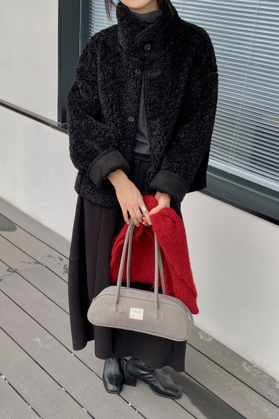 Soft Lapel Reversible Fur Coat
