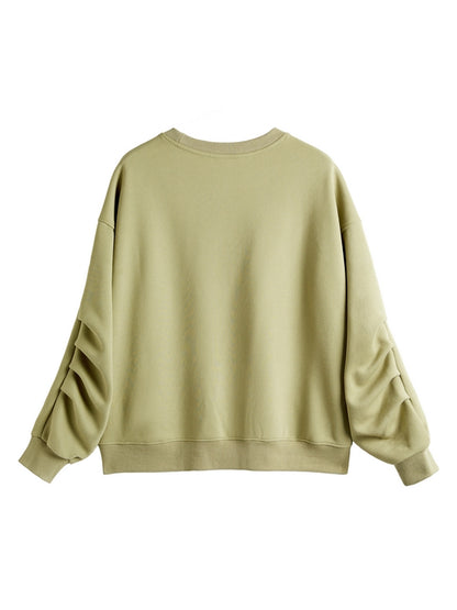 Smile Print Pull Over Oversized Hoodie