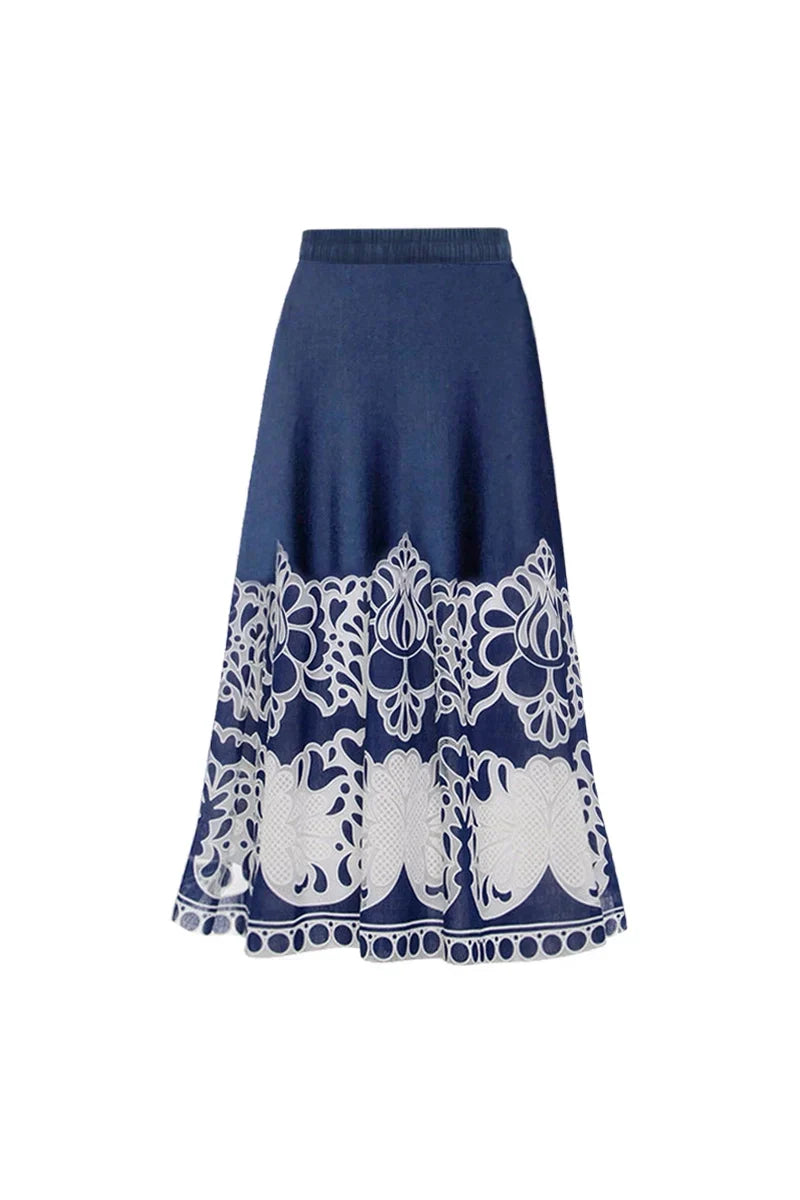 Conjunto de traje de baño con estampado étnico