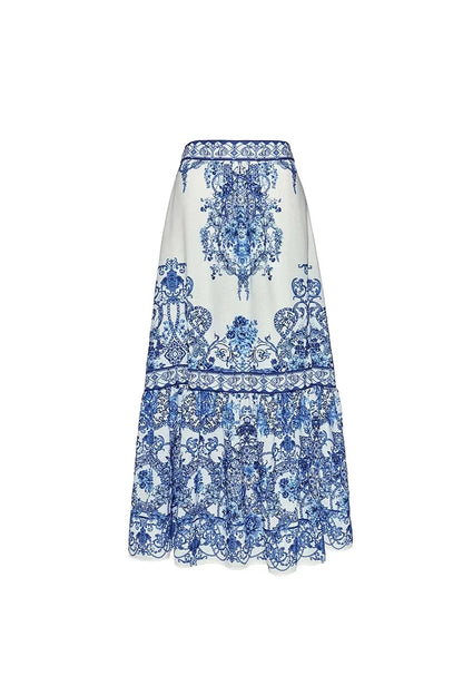Traje de baño de una pieza con estampado bohemio