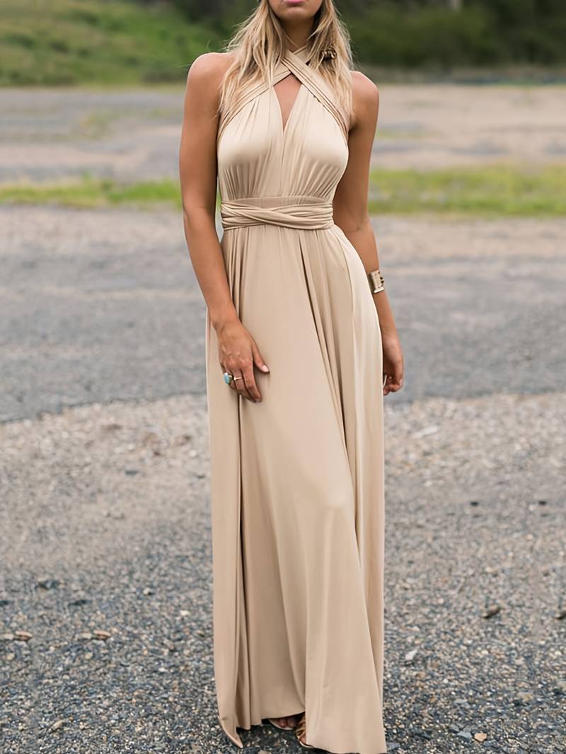 Elegante vestido largo infinito para mujer con múltiples diseños | Ideal para primavera/verano