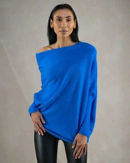 Natasha - Elegante suéter holgado de algodón para mujer | Ideal para días informales