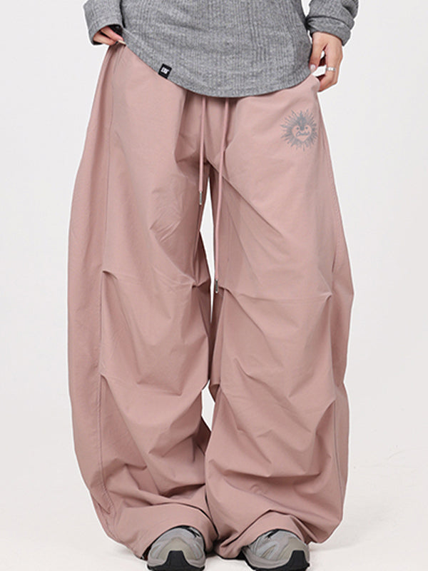 Street Loose Parachute Cargo Pants