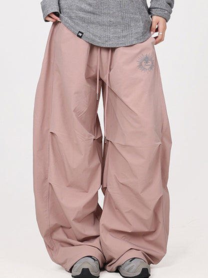 Street Loose Parachute Cargo Pants