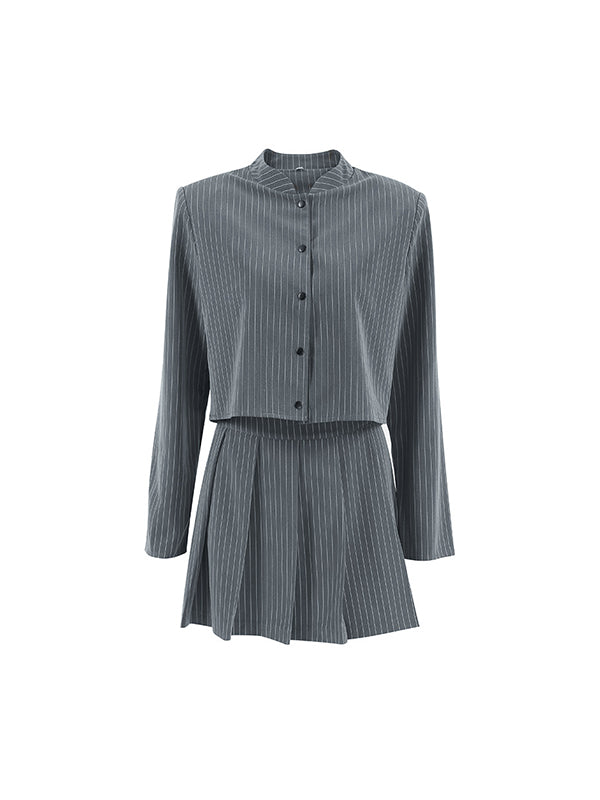 Personalized Stripes Slim Fit Simple Two Piece