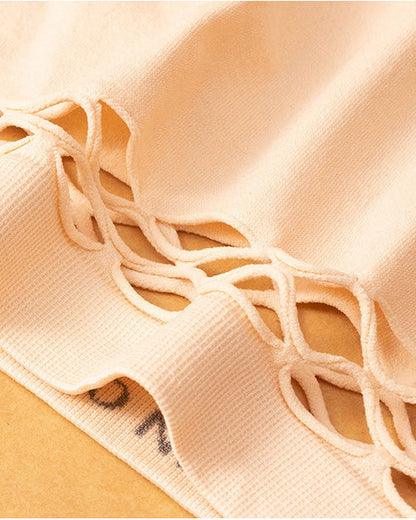 Mid-Rise High-Elastic Butt-Lifting Fishnet Thong