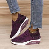 Women’s Trendy Slip-On Knitted Sneakers with Air Cushion | Ideal for Everyday Wear
