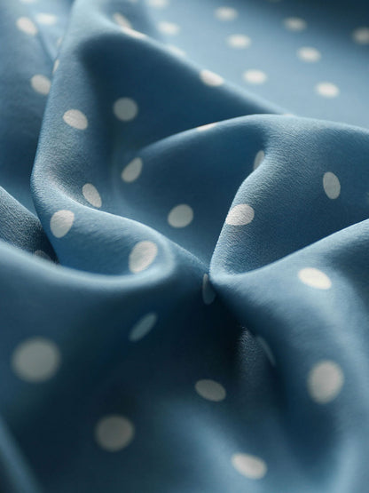 Jocelyn Classic Polka Dot Loose Chiffon Top