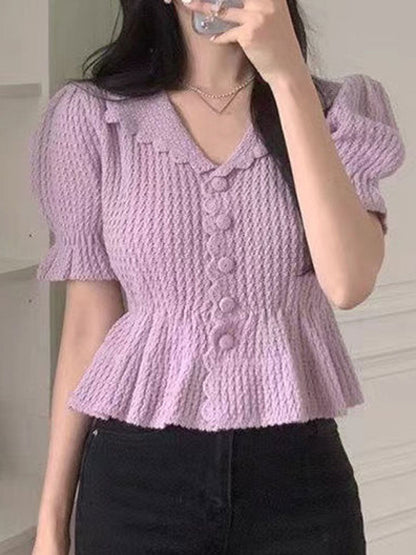 Natalie Casual V-neck Knitted Waist Cardigan