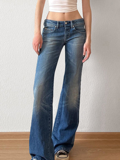 Low-Rise Slimming Basics Versatile Flare Jeans
