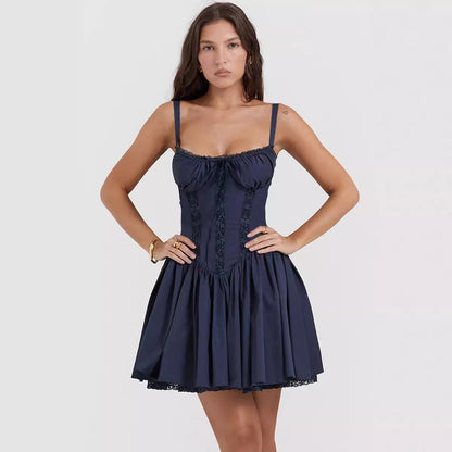 Juliette Lace Suspender Dress