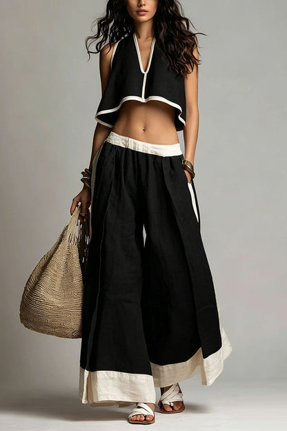 Effortless Summer Linen Matching Set