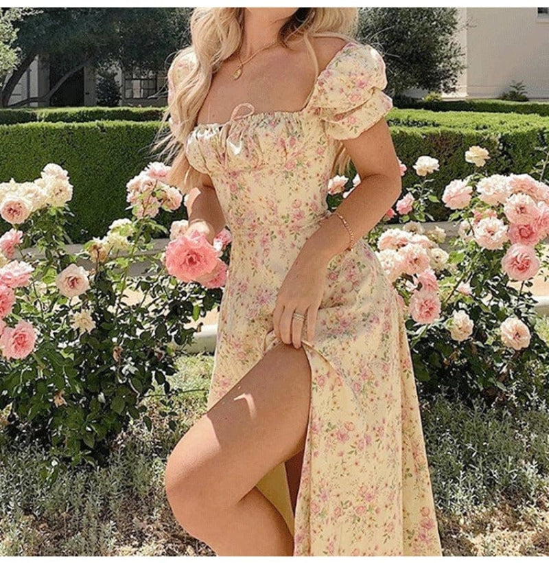 Jadine - Long Dress - Chic Materials - Ideal for Summer