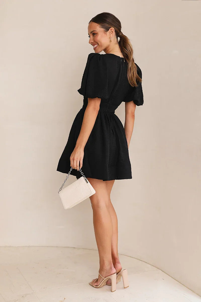 Vestido mini Erin - Negro