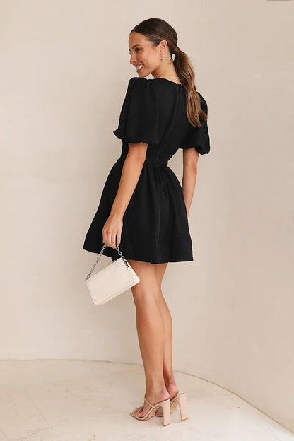 Vestido mini Erin - Negro