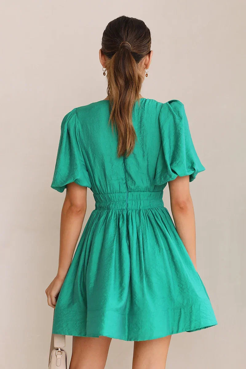 Vestido mini Erin - Esmeralda