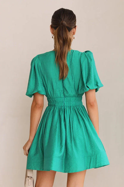 Vestido mini Erin - Esmeralda