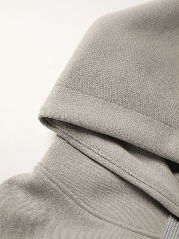 Letter Embroidery Drawstring Oversized Hoodie