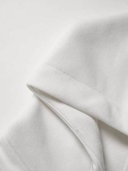 Letter Embroidery Drawstring Oversized Hoodie
