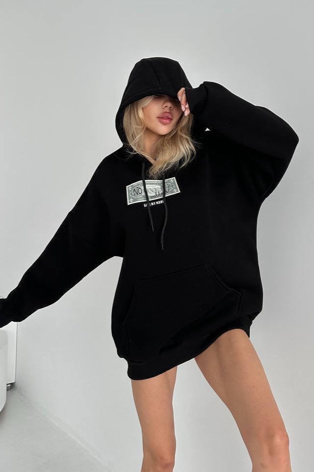 US Dollar Print American Street Hoodie