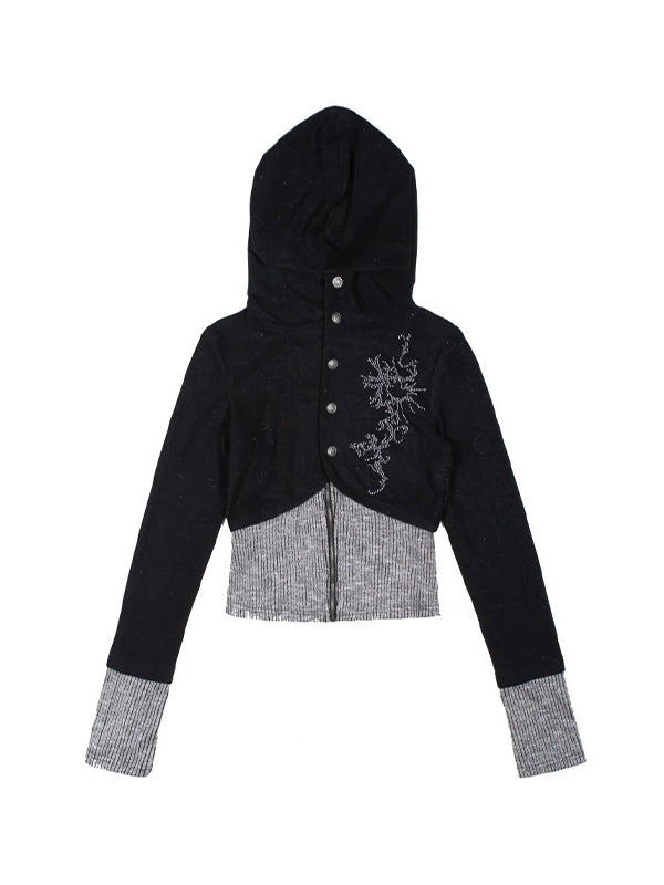 Street Graphic Print Long Sleeves Knits