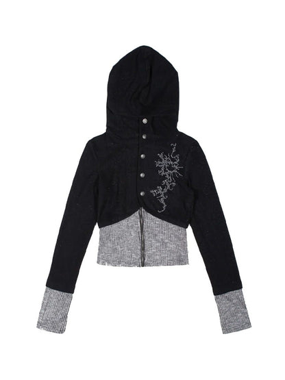 Street Graphic Print Long Sleeves Knits