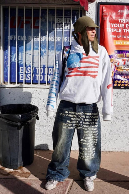 Baggy Y2K American Letter Gothic Streetwear Pants