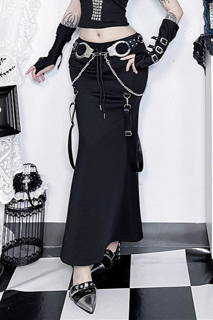 Subculture Hardware Fishtail Skirt