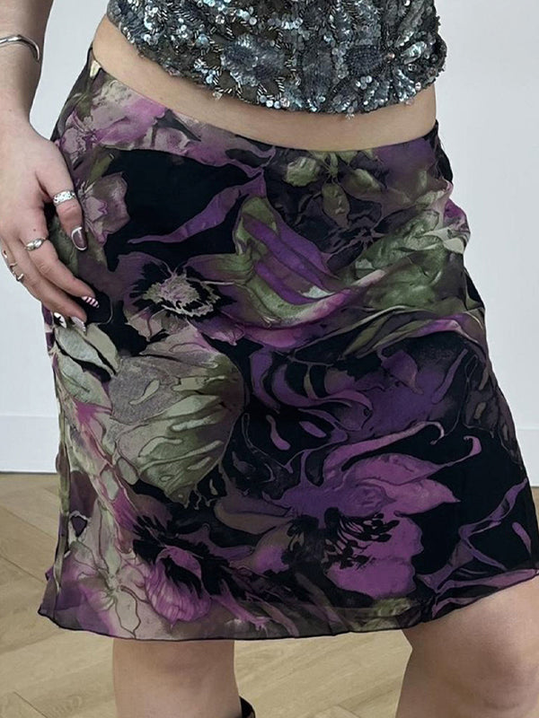 Ombre Tulle Mini Skirt