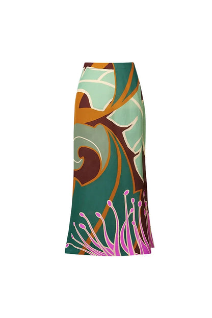 Conjunto de traje de baño floral con espalda descubierta y cruzado estilo halter