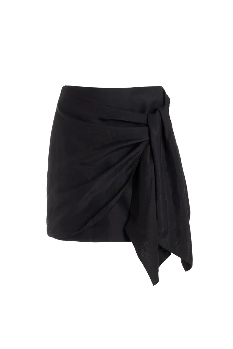 Traje de baño de una pieza de malla negra