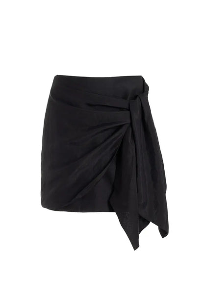 Traje de baño de una pieza de malla negra