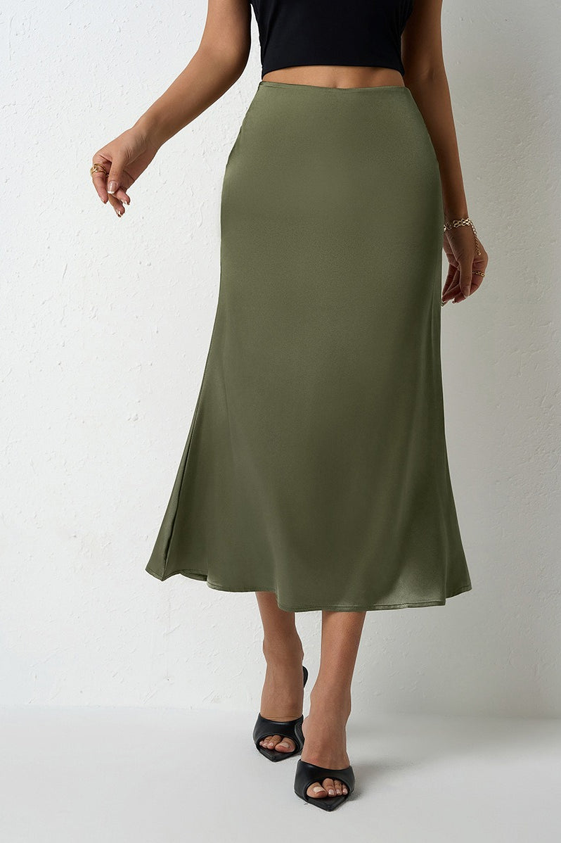Mermaid Tail Satin Skirt