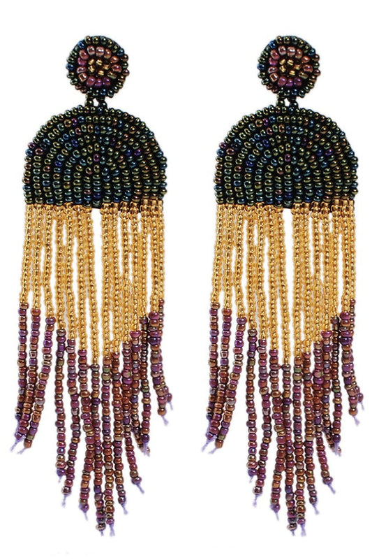 Bohemian Waterfall Dangle Earrings