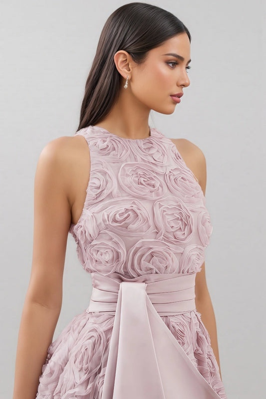 Ethel 3D Floral Sleeveless Midi Dress