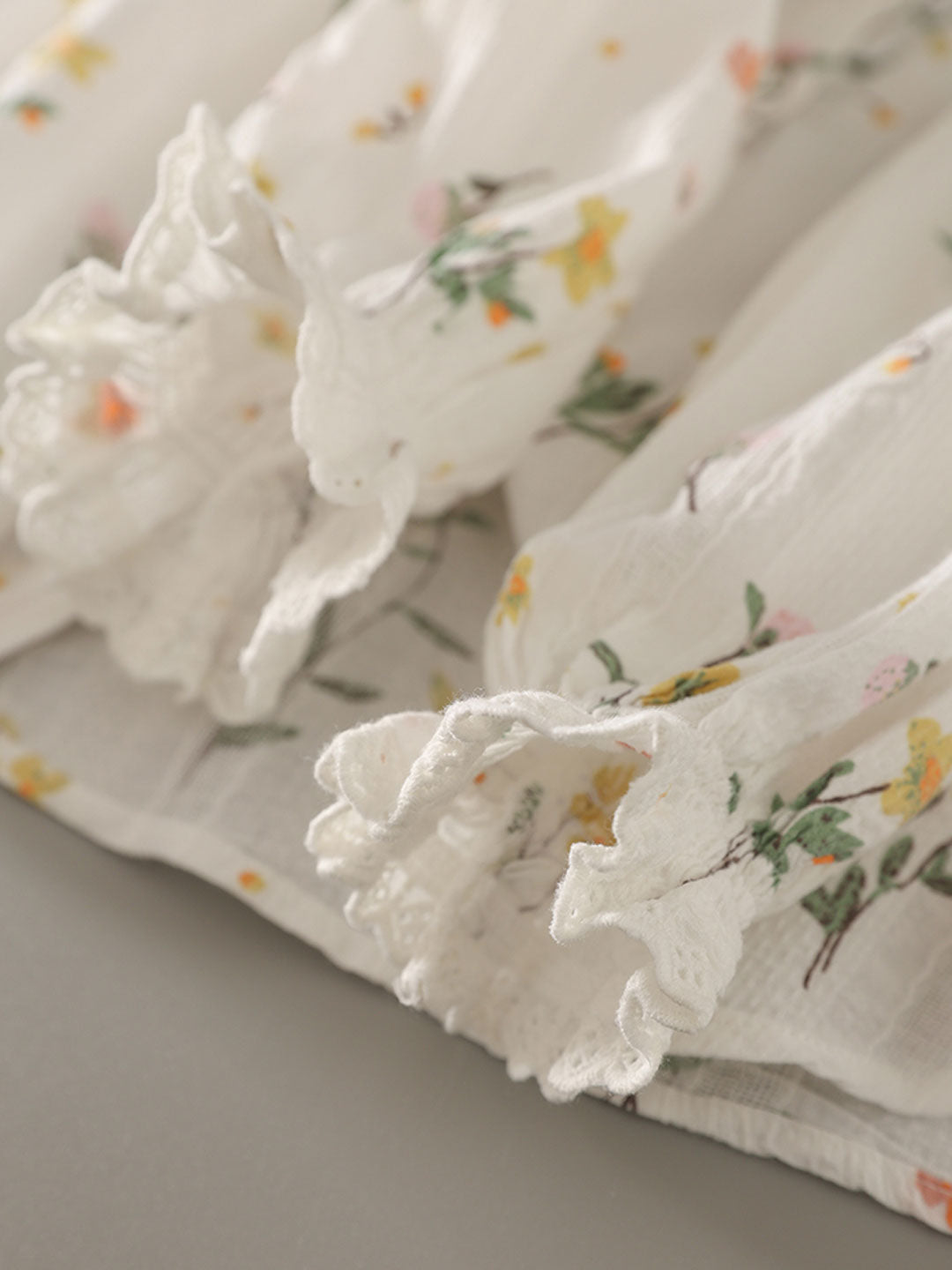 Valeria Classic Lapel Embroidered Floral Shirt