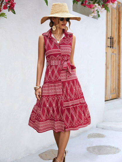 Women Clothing Popular Shirt Collar Sleeveless