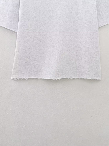 Summer Women Stretch High Waist Shorts Loose Cotton Short Sleeve T shirt