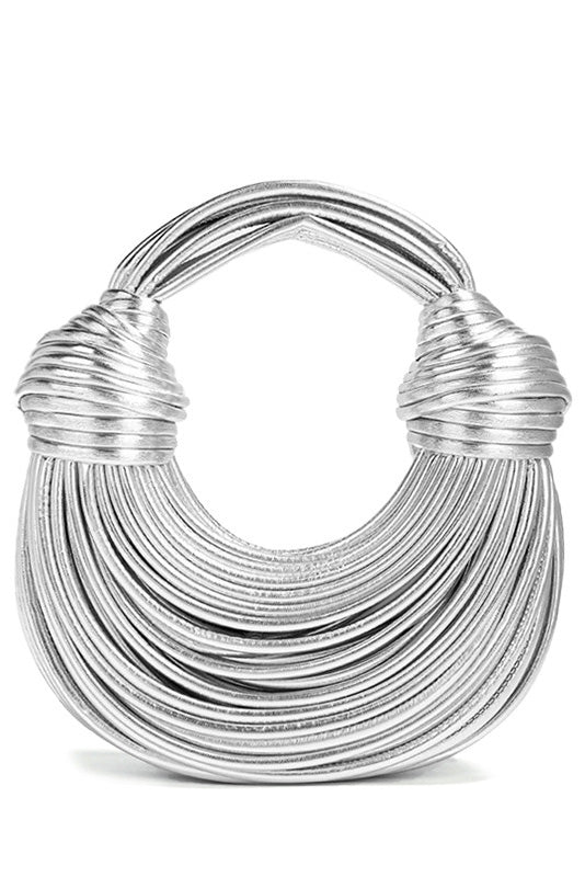 Bolso con forma de fideos